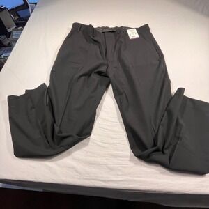 Calvin Klein Dress Pant Mens 40x30 Black NEW Slim Fit Stretch